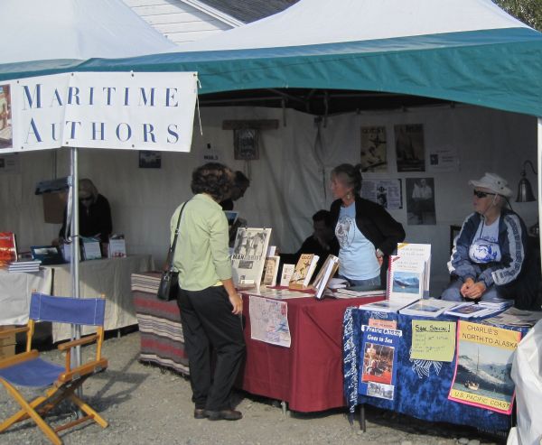 Wooden Boat Festival Port Townsend, 2010 - authors tent