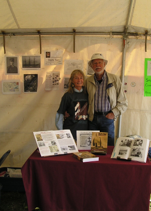 Walter and Erika, selling Dark Sun at Wooden Boat Festival Port Townsend, 2006